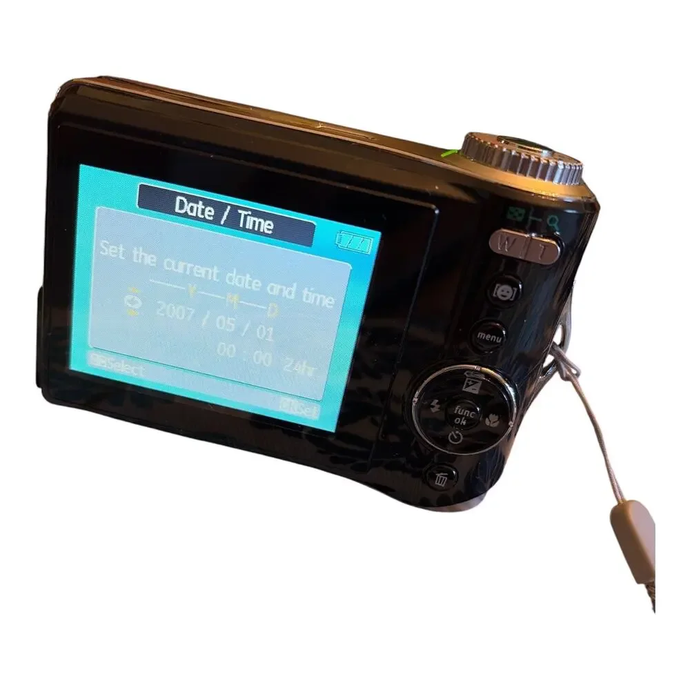 GE A730 7.0MP Digital Camera Black 3x Zoom Y2K Aesthetic DigiCam